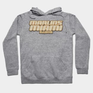 Miami Marlins  / Old Style Vintage Hoodie